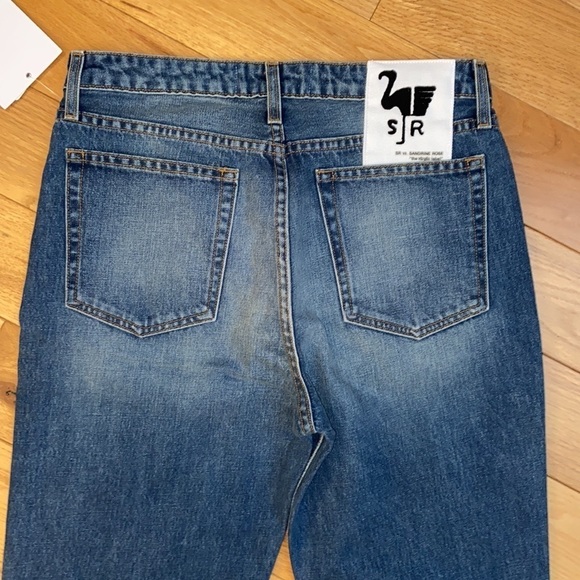 NWT Sandrine Rose Straight Fit Boyfriend Jean with distressing, size 30 - Picture 8 of 12